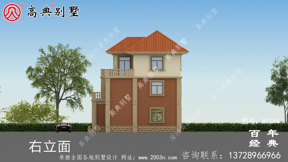 30萬預算三層別墅設計圖紙及效果圖,推薦新農村自建