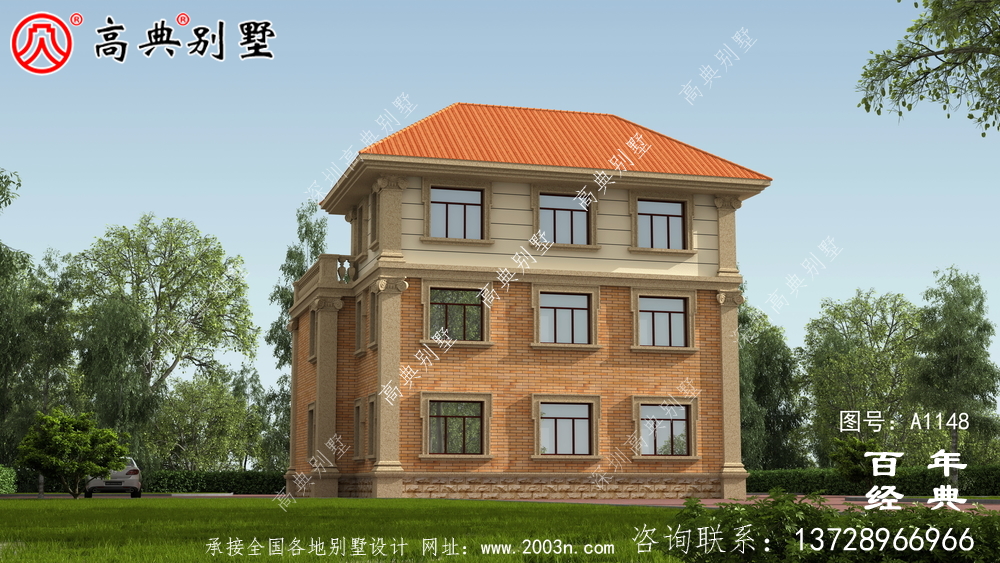 歐式三層住宅設計圖和村莊三層住宅選編圖。