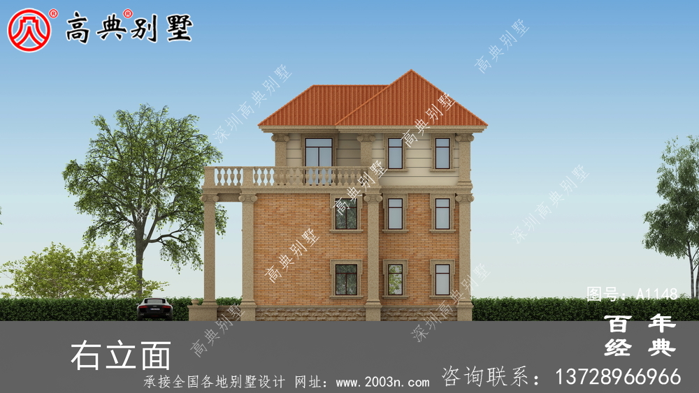 歐式三層住宅設計圖和村莊三層住宅選編圖。
