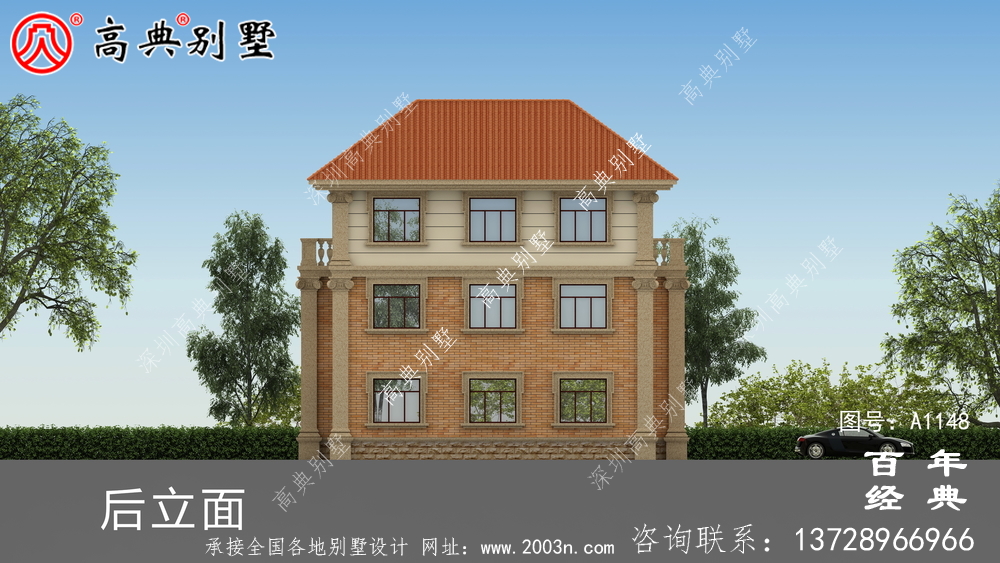 歐式三層住宅設計圖和村莊三層住宅選編圖。