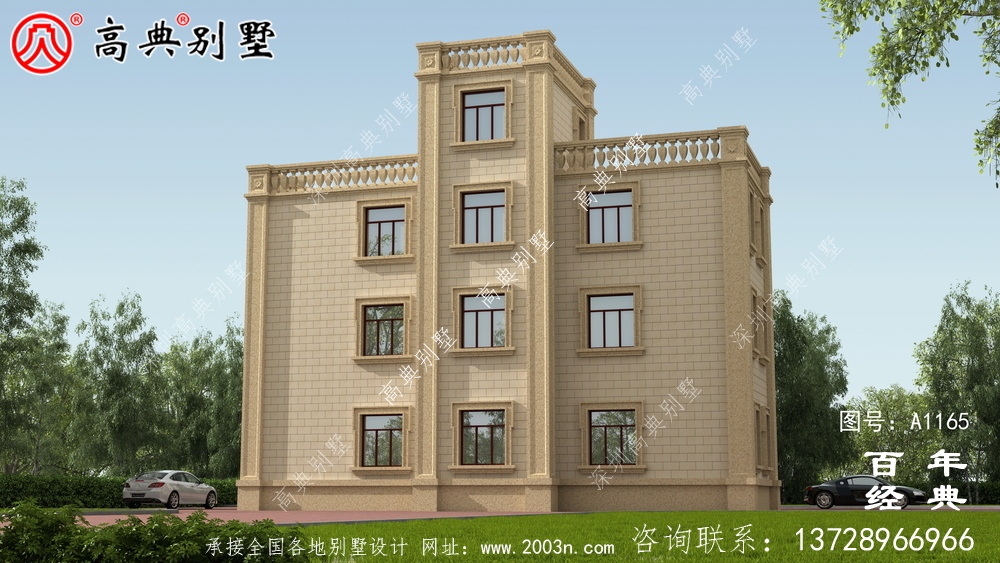 豪華復式三層別墅設計圖紙、效果圖+施工圖+結構施工圖