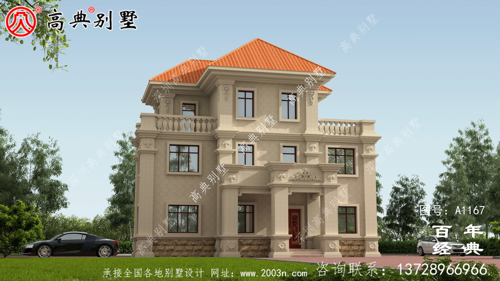 歐式三層別墅住宅設(shè)計(jì)圖紙及效果圖 歐式三層別墅住宅設(shè)計(jì)圖紙及效果圖