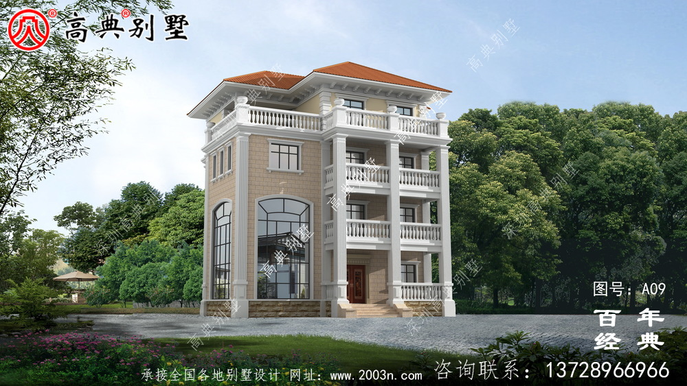 鄉村四層坡屋頂小別墅設計圖紙_鄉村四層別墅設計 鄉村四層坡屋頂小別墅設計圖紙_鄉村四層別墅設計