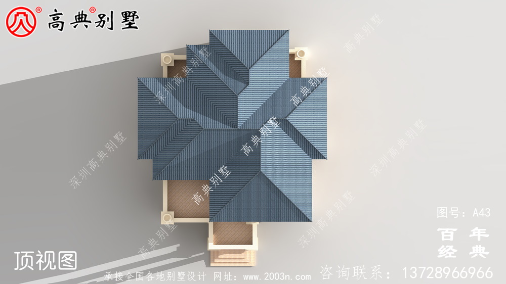 新農村建設三層帶陽臺小別墅設計圖紙 鄉村三層建造房屋設計圖