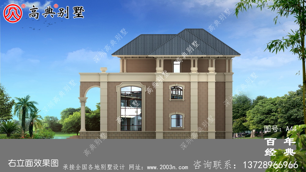 農村三層別墅設計圖 農村三層住宅設計圖
