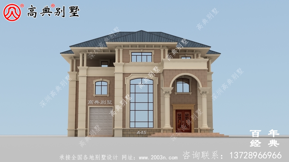 農村歐式三層別墅設計圖 三層農村建筑師設計圖
