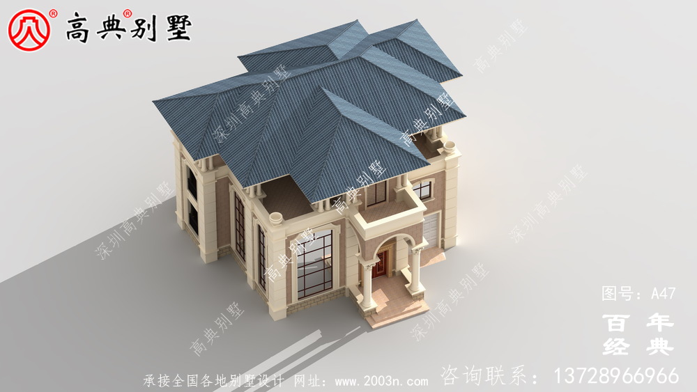 新農村三樓帶露臺的小別墅設計圖 農村三樓設計圖