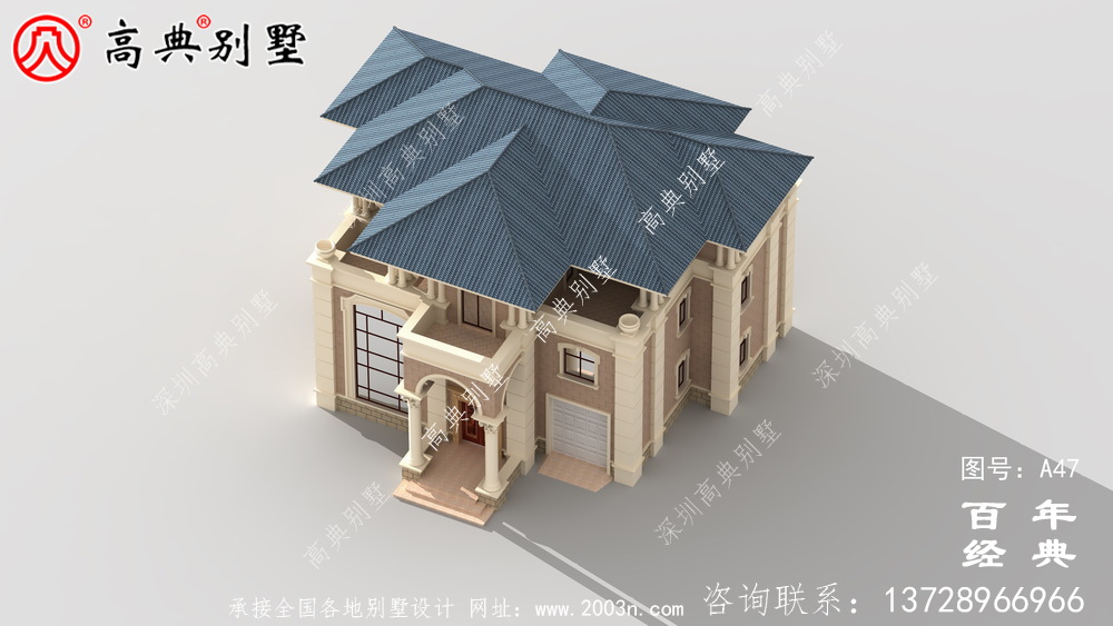 新農村三樓帶露臺的小別墅設計圖 農村三樓設計圖