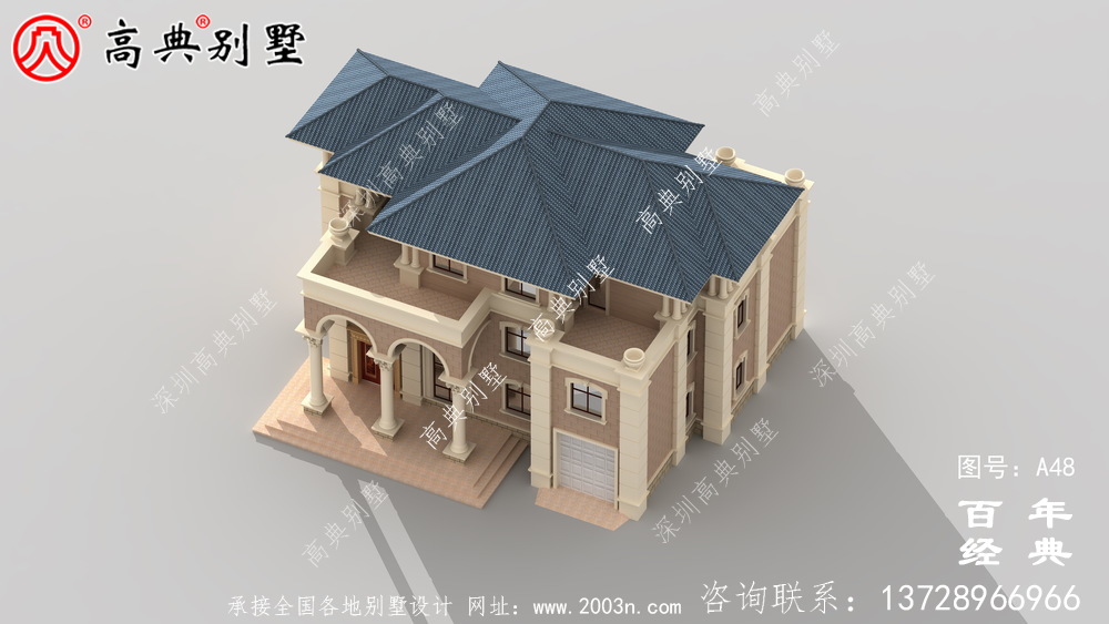 三樓車庫歐式小別墅設(shè)計(jì)圖紙 農(nóng)村三樓別墅設(shè)計(jì)