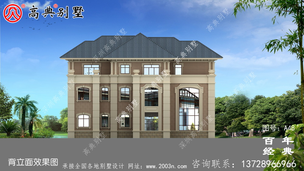 三樓車庫歐式小別墅設(shè)計(jì)圖紙 農(nóng)村三樓別墅設(shè)計(jì)