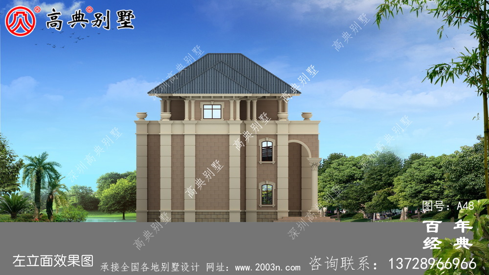 三樓車庫歐式小別墅設(shè)計(jì)圖紙 農(nóng)村三樓別墅設(shè)計(jì)