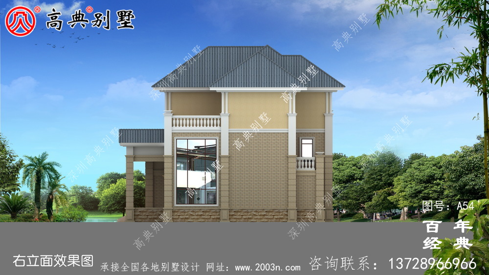三樓帶露臺(tái)的新農(nóng)村別墅設(shè)計(jì)及效果圖 三樓自建農(nóng)村設(shè)計(jì)圖