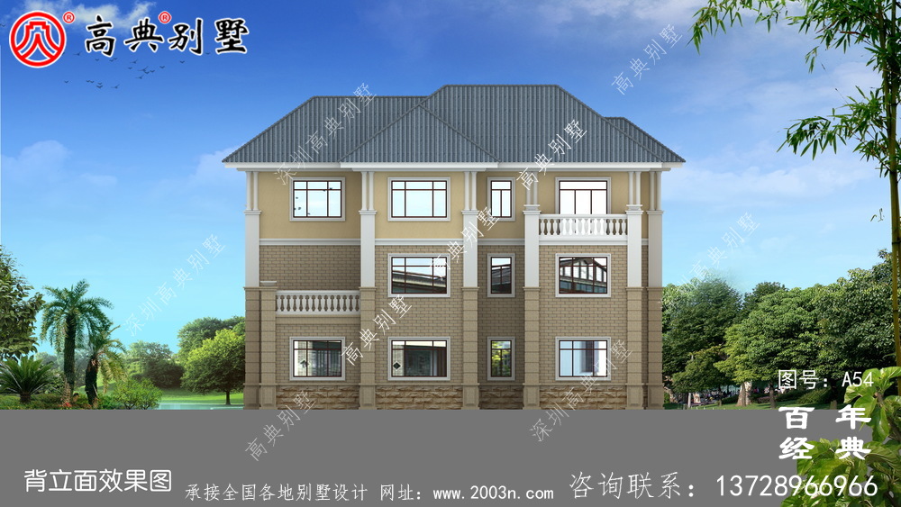 三樓帶露臺(tái)的新農(nóng)村別墅設(shè)計(jì)及效果圖 三樓自建農(nóng)村設(shè)計(jì)圖