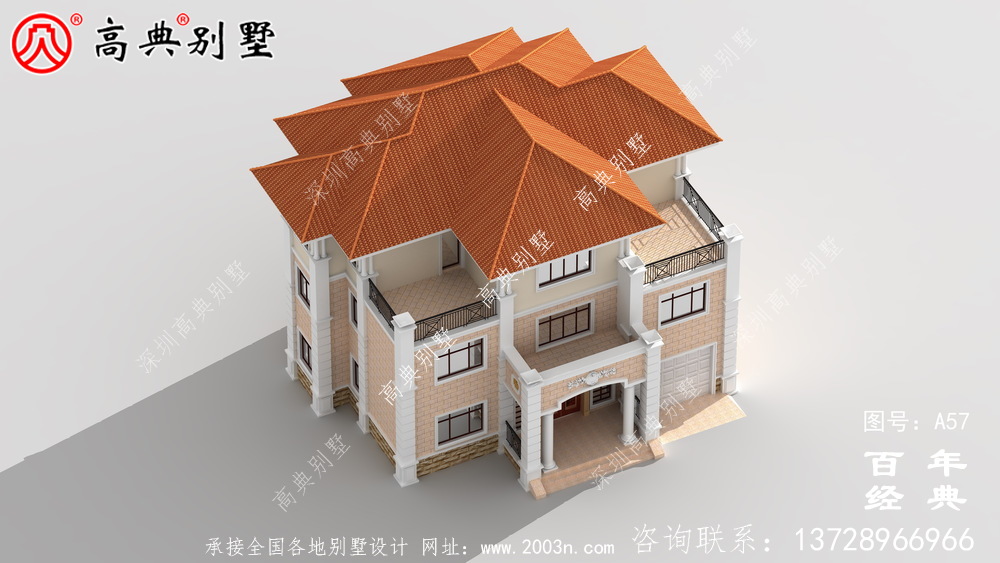 三層新農村小別墅設計圖施工圖_農村三層住宅設計