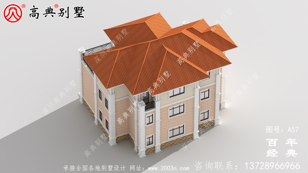 三層新農村小別墅設計圖施工圖_農村三層住宅設計