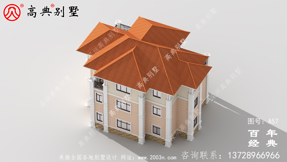 三層新農村小別墅設計圖施工圖_農村三層住宅設計