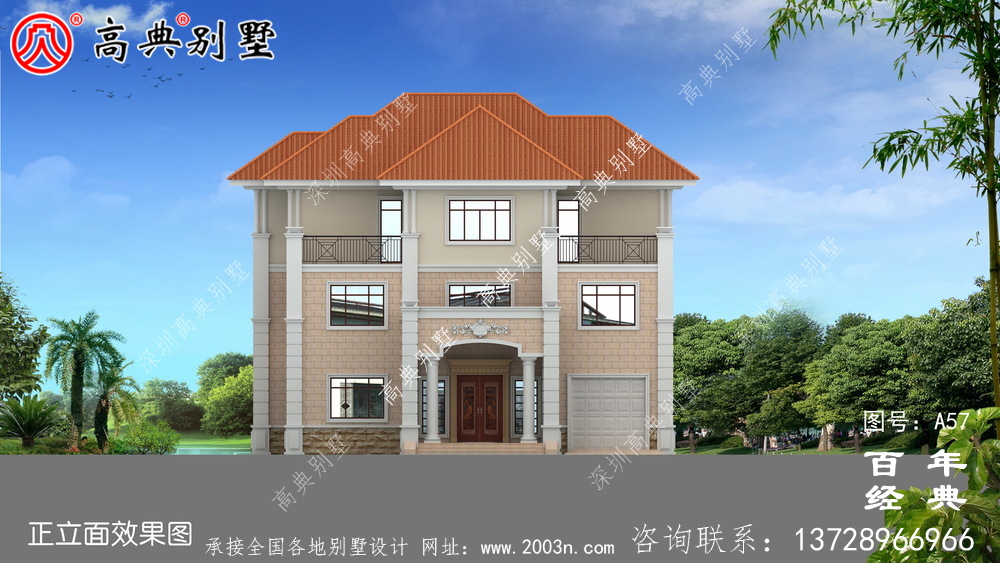 三層新農村小別墅設計圖施工圖_農村三層住宅設計