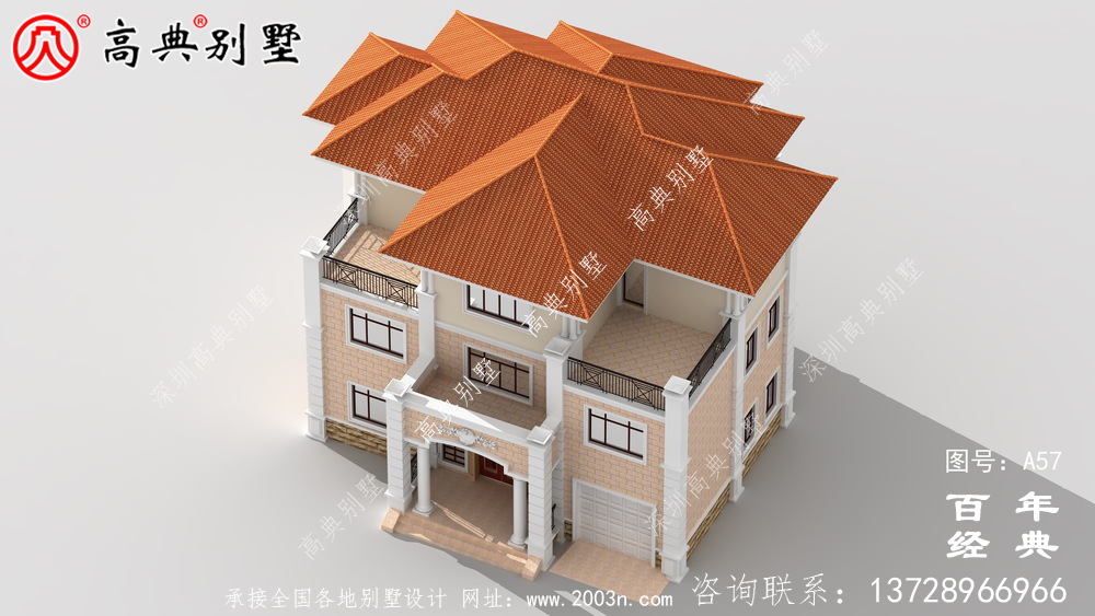 三層新農村小別墅設計圖施工圖_農村三層住宅設計