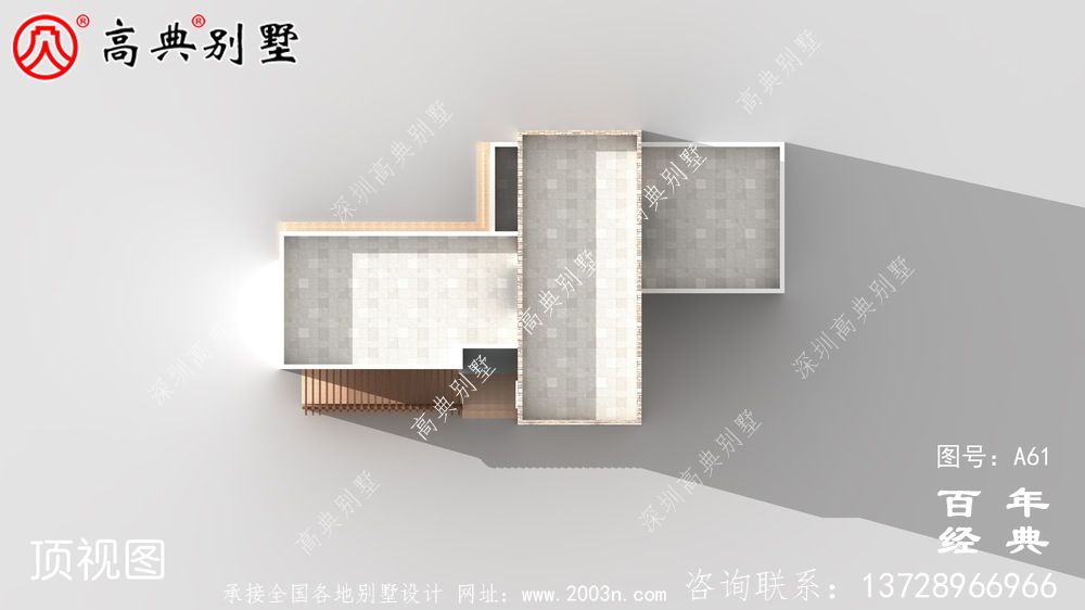 新農(nóng)村三層平屋頂別墅圖紙與效果圖_農(nóng)村三層住宅設(shè)計(jì)圖