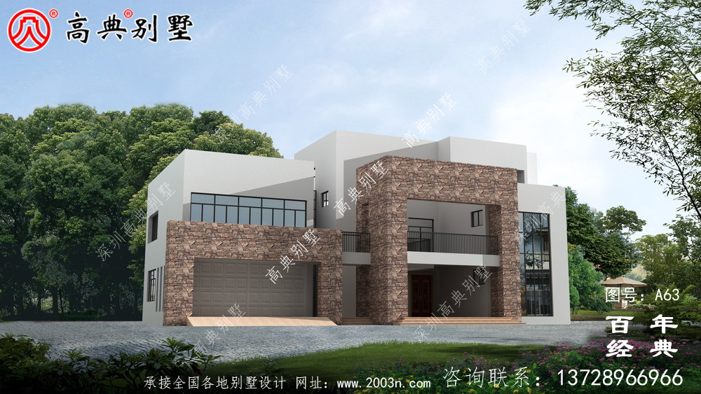 新農(nóng)村三層帶車庫(kù)現(xiàn)代別墅圖紙及效果圖_農(nóng)村三層自建住宅設(shè)計(jì)圖 新農(nóng)村三層帶車庫(kù)現(xiàn)代別墅圖紙及效果圖_農(nóng)村三層自建住宅設(shè)計(jì)圖