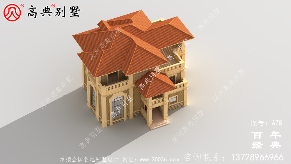 歐式三層帶露臺(tái)農(nóng)村別墅設(shè)計(jì)圖紙_三層歐式別墅設(shè)計(jì)圖紙效果圖