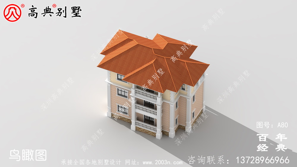 新農(nóng)村三樓帶陽臺(tái)的別墅設(shè)計(jì)圖_農(nóng)村自建設(shè)計(jì)圖