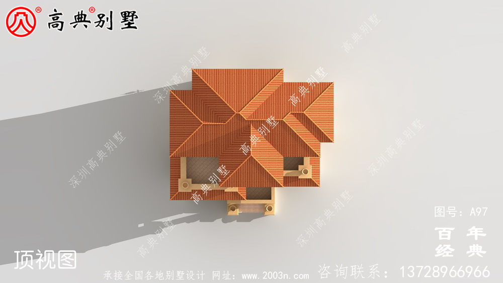 三層帶陽臺農村自建別墅房屋設計圖紙_別墅設計圖紙