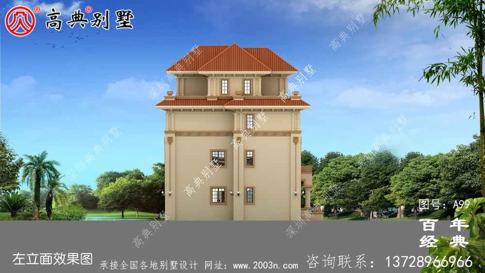 農(nóng)村四層帶陽臺車庫小別墅設(shè)計圖_農(nóng)村自建住宅設(shè)計圖