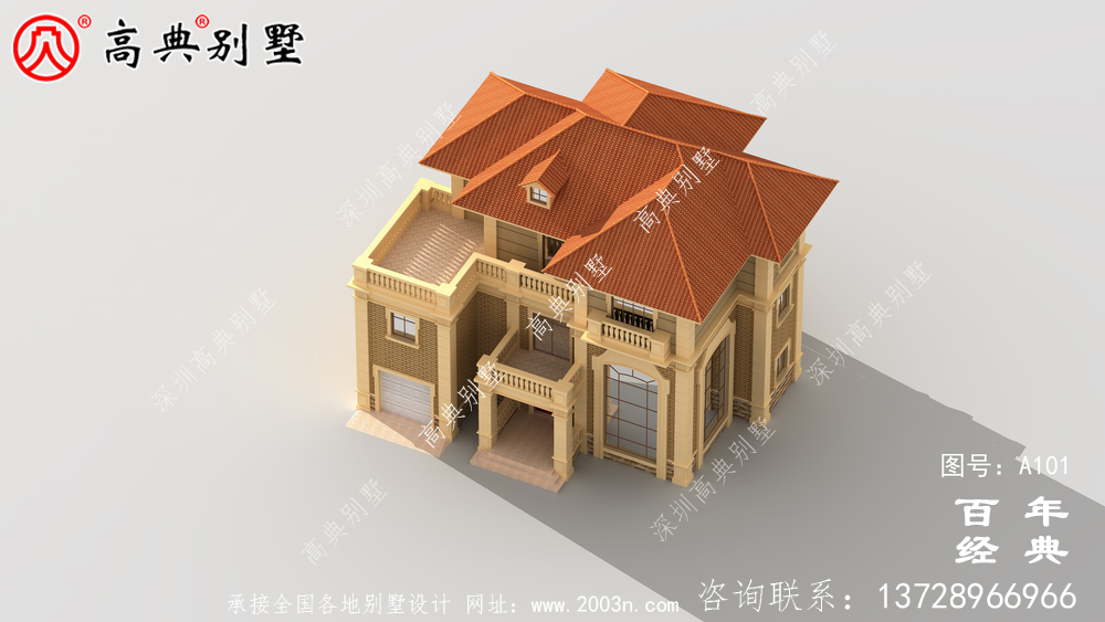 簡單實用的三層農村自建住宅設計圖紙_農村住宅設計圖紙