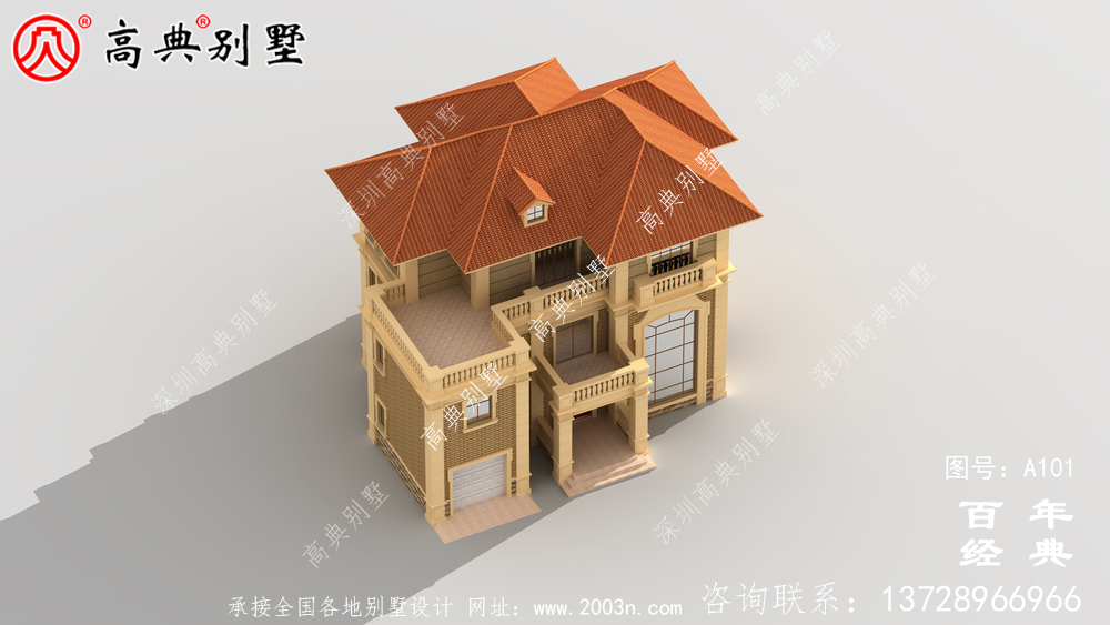 簡單實用的三層農村自建住宅設計圖紙_農村住宅設計圖紙