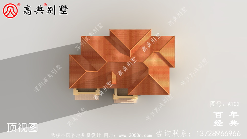 歐式古典三層帶陽(yáng)臺(tái)車庫(kù)別墅設(shè)計(jì)圖紙_三層別墅圖紙