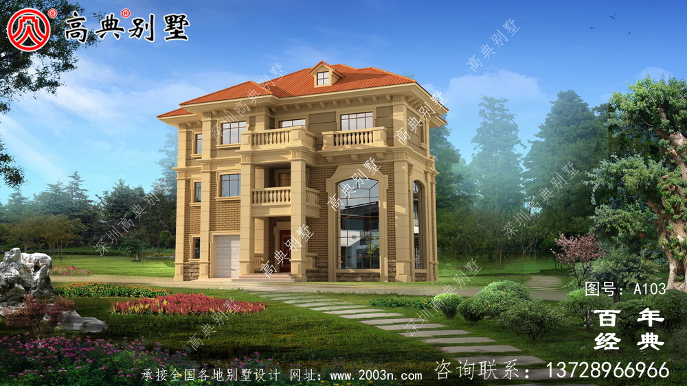 新農村三層小別墅自建房圖紙_農村房屋設計圖紙 新農村三層小別墅自建房圖紙_農村房屋設計圖紙