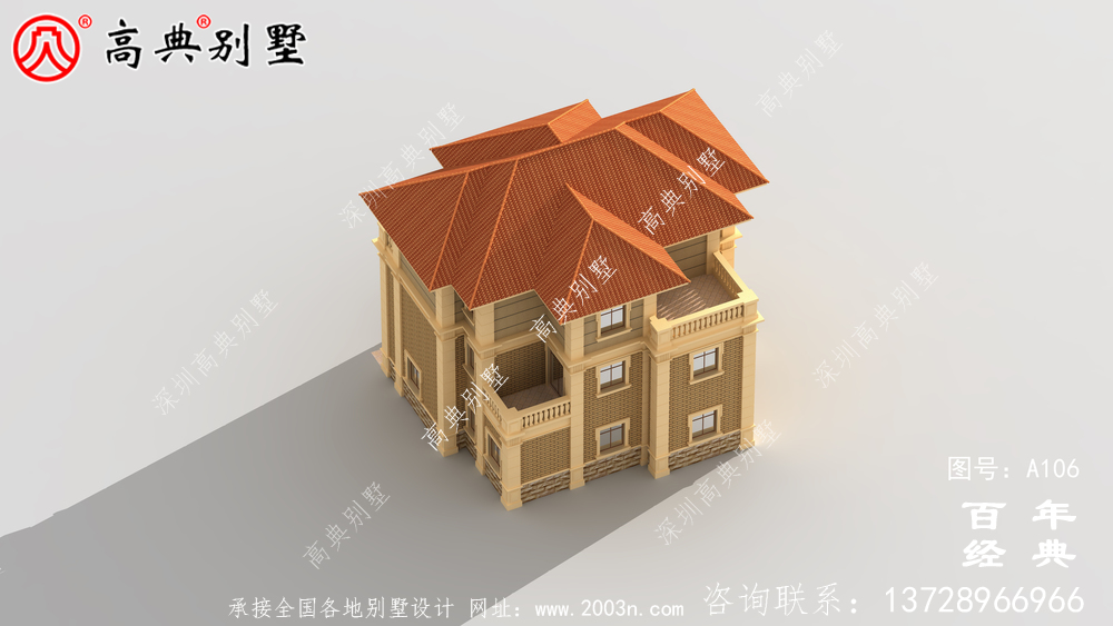新農村三層自建房設計圖紙_農村住宅設計圖紙