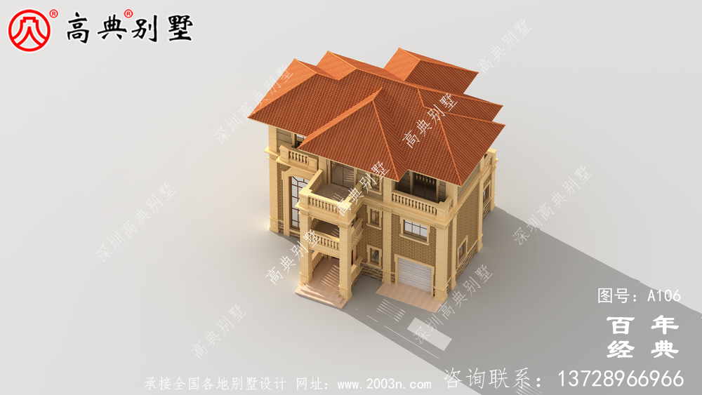新農村三層自建房設計圖紙_農村住宅設計圖紙