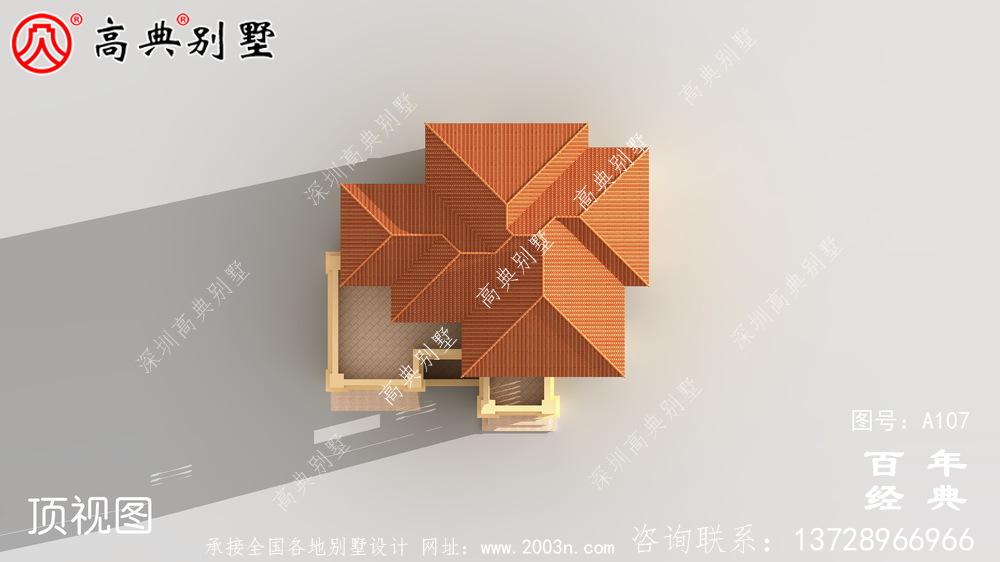 三層帶陽臺房自建房設計圖紙_鄉(xiāng)村房屋設計圖紙