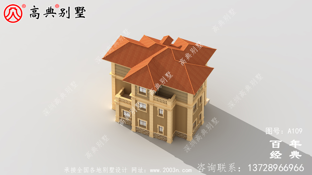 好用的三層帶車庫別墅設計圖紙及設計效果圖_三層別墅設計圖紙