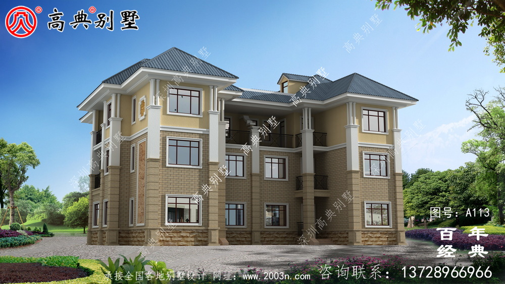新農(nóng)村三層雙拼別墅設(shè)計(jì)圖紙_農(nóng)村自建設(shè)計(jì)圖紙