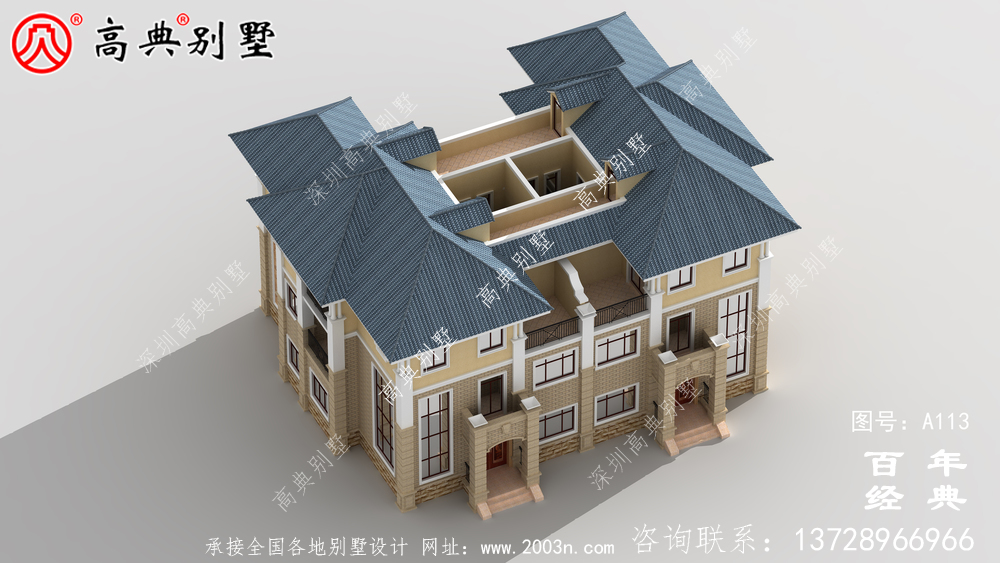 新農(nóng)村三層雙拼別墅設(shè)計(jì)圖紙_農(nóng)村自建設(shè)計(jì)圖紙