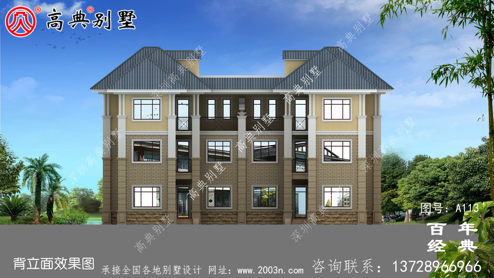 新農(nóng)村三層雙拼別墅設(shè)計(jì)圖紙_農(nóng)村自建設(shè)計(jì)圖紙