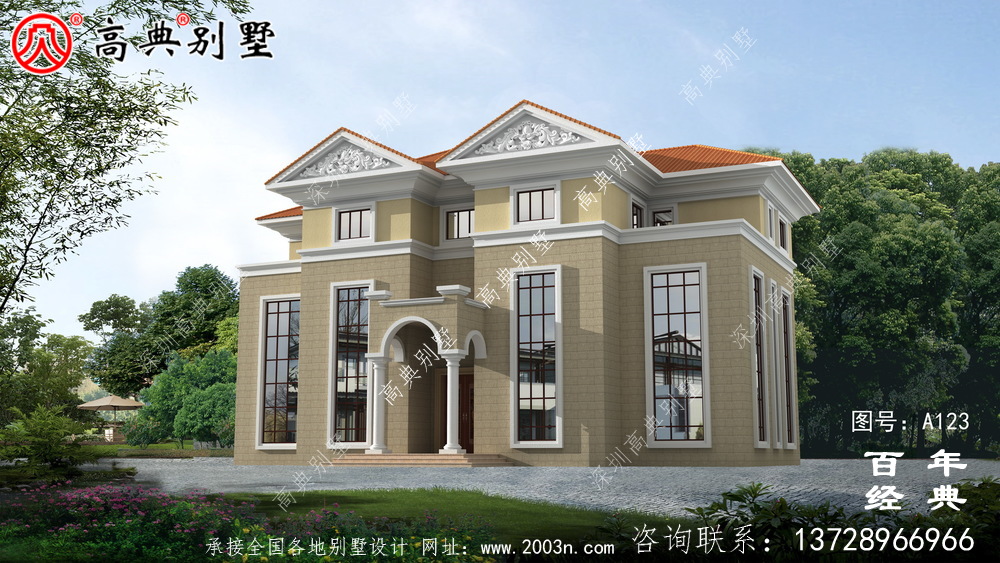 漂亮的三層別墅全套施工圖紙_三層別墅設計圖紙
