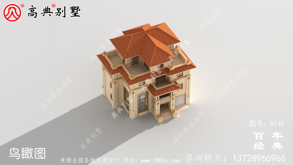 四層帶陽臺(tái)車庫鄉(xiāng)村別墅設(shè)計(jì)圖紙_四層別墅設(shè)計(jì)圖紙