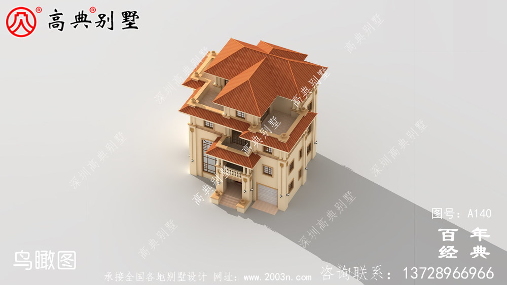 四層帶陽臺(tái)車庫鄉(xiāng)村別墅設(shè)計(jì)圖紙_四層別墅設(shè)計(jì)圖紙