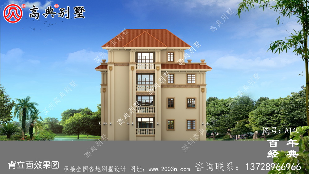 四層帶陽臺(tái)車庫鄉(xiāng)村別墅設(shè)計(jì)圖紙_四層別墅設(shè)計(jì)圖紙