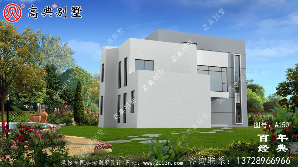 好用的兩層平屋頂別墅室內設計整套工程圖紙 房屋設計圖