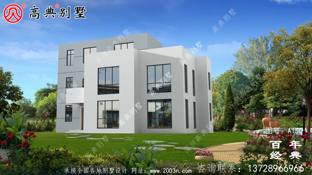 好用的兩層平屋頂別墅室內設計整套工程圖紙 房屋設計圖