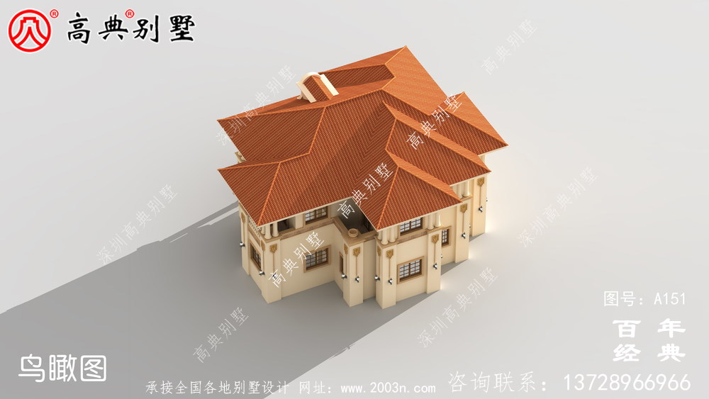 帶露臺的兩層別墅全套圖紙_兩層別墅設(shè)計(jì)圖