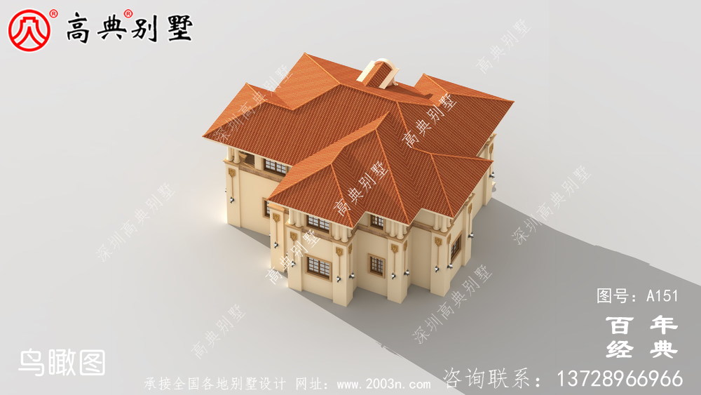 帶露臺的兩層別墅全套圖紙_兩層別墅設(shè)計(jì)圖