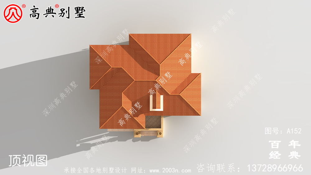 新農村建設兩層帶陽臺小別墅設計圖紙_鄉村自建房設計圖