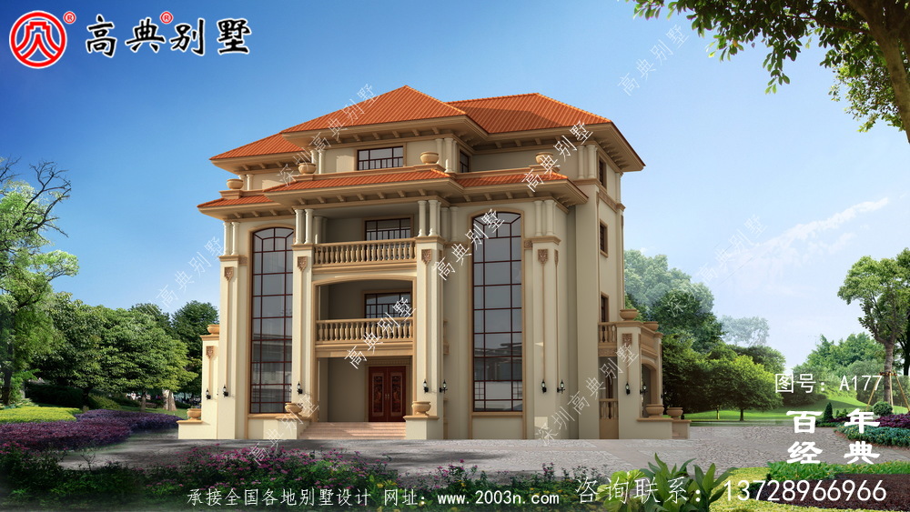 漂亮的四樓鄉(xiāng)村別墅帶陽臺設(shè)計圖_鄉(xiāng)村住宅設(shè)計圖 漂亮的四樓鄉(xiāng)村別墅帶陽臺設(shè)計圖_鄉(xiāng)村住宅設(shè)計圖