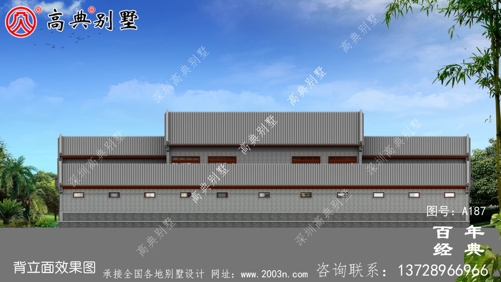 兩層四合院別墅設(shè)計(jì)施工圖及效果圖_兩層別墅設(shè)計(jì)圖紙